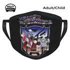 Megatron летняя дышащая маска для рта, маски для лица, Decepticon Megatron Autobot Decepticon Soundwave Autobot 80S Bumblebee