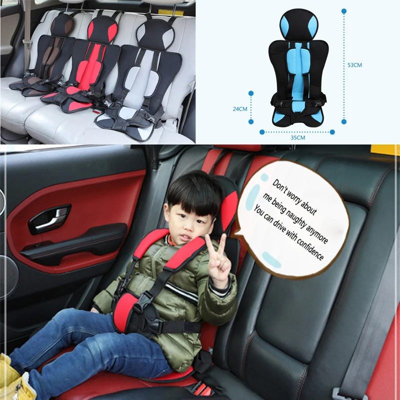 

Car Accompanying Child Safety Seat PP Cotton Protective Cushion Cover Anti-collision Safety Seat Cover General Auto Parts