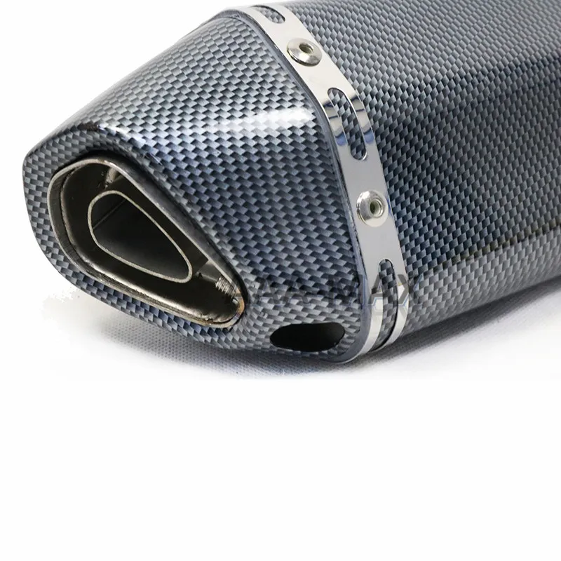 470 мм мотоцикл для Akrapovic выхлопная труба Escape универсальный скутер глушитель дБ убийца глушитель для Z250 MT-03 ATV Dirt Bike