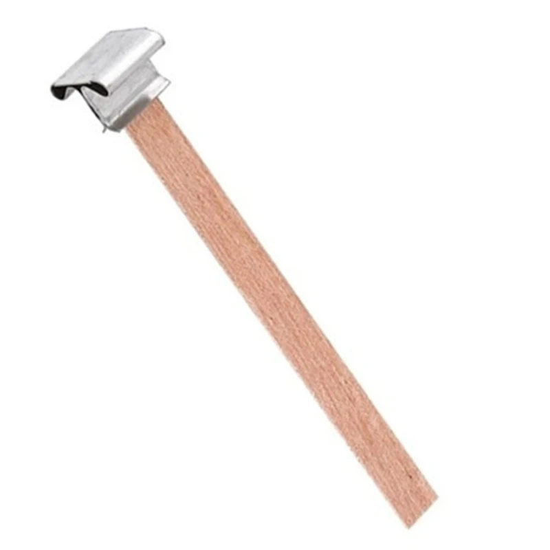 G 9mmx50mm 50 шт. wTIH 50/60/90/130/150 мм деревянный фитиль свечи с подсвечником деревянный фитиль сердечник для питания соевый воск свечи Parffin - Цвет: G 9mmx50mm