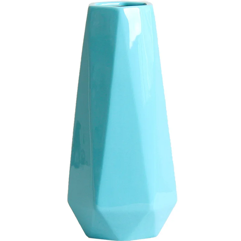 Модная пластиковая ваза оригами простой керамический цветочный горшок из