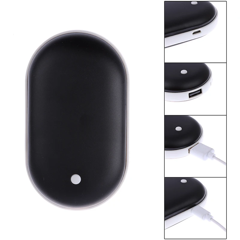 

Mini Pocket Warmer Warming Product 4000mAh Cute USB Rechargeable LED Electric Hand Warmer Heater