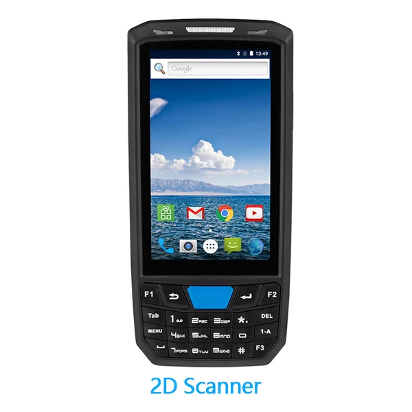 2D ISSYZONEPOS ручной КПК Android 8,1 сканер штрих-кода 1D 2D считыватель штрих-кода коллектор данных POS терминал склад КПК - Цвет: 2D