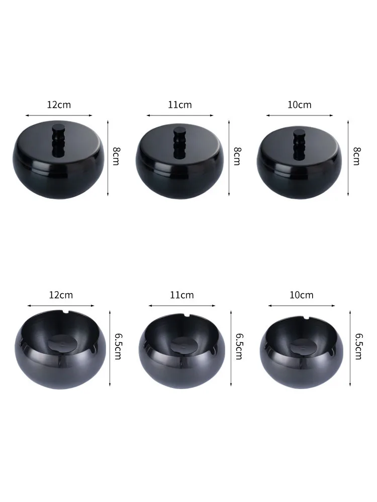 

Simple and Modern Metal Ashtray Stainless Steel Household Large-capacity Windproof Office Decoration Gift for Boyfriend