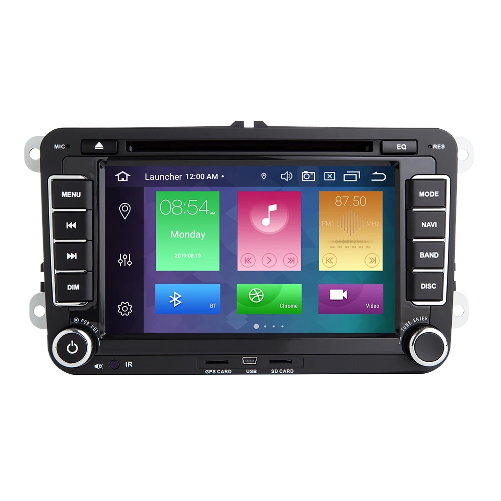 IPS DSP 64 Гб 2 Din Android 10 автомобильный DVD GPS навигатор для Amarok Volksagen VW Passat B7 B6 golf 5 6 Skoda octavia