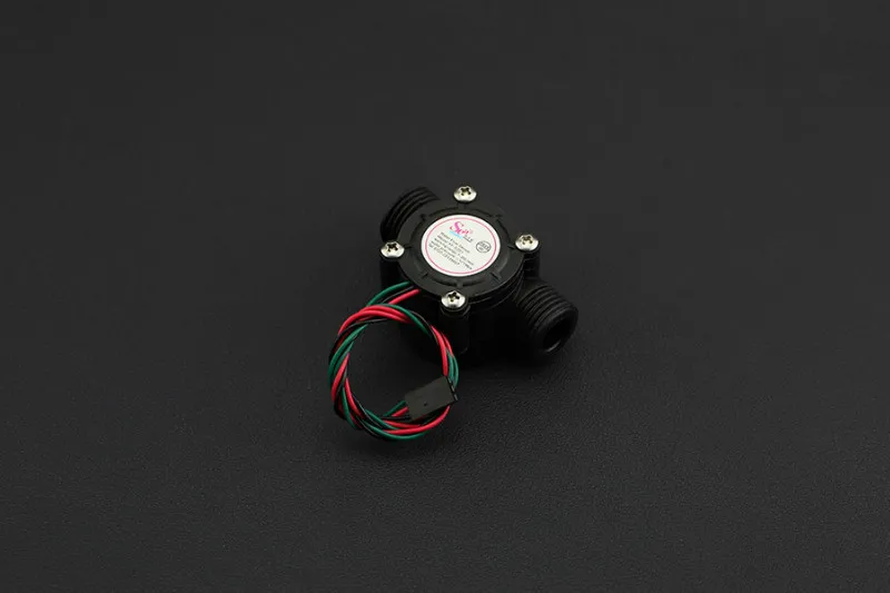 Arduino Water liquid flow sensor probe Pulse Output 1-30 L/min 1/2" inner diameter 20mm hose recommended | Инструменты