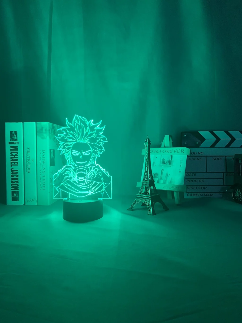 

3D Lamp Anime My Hero Academia Led Night Light Hitoshi Shinso Lamp for Room Deco Birthday Gift