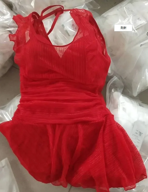 

Swimwear Women Goddess Swimsuit New Small Chest Gathered Open Back Conservative Skirt Style Hot Spring Swimsuit Plus Size M-xxxl