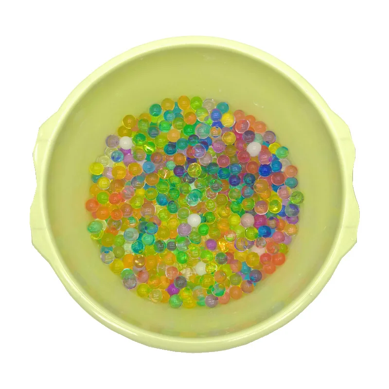Hot Sale 300 PCS/lot Water Beads Pearl Shaped Crystal Soil Mud Grow Magic Jelly Balls Wedding Home Decor Hydrogel |