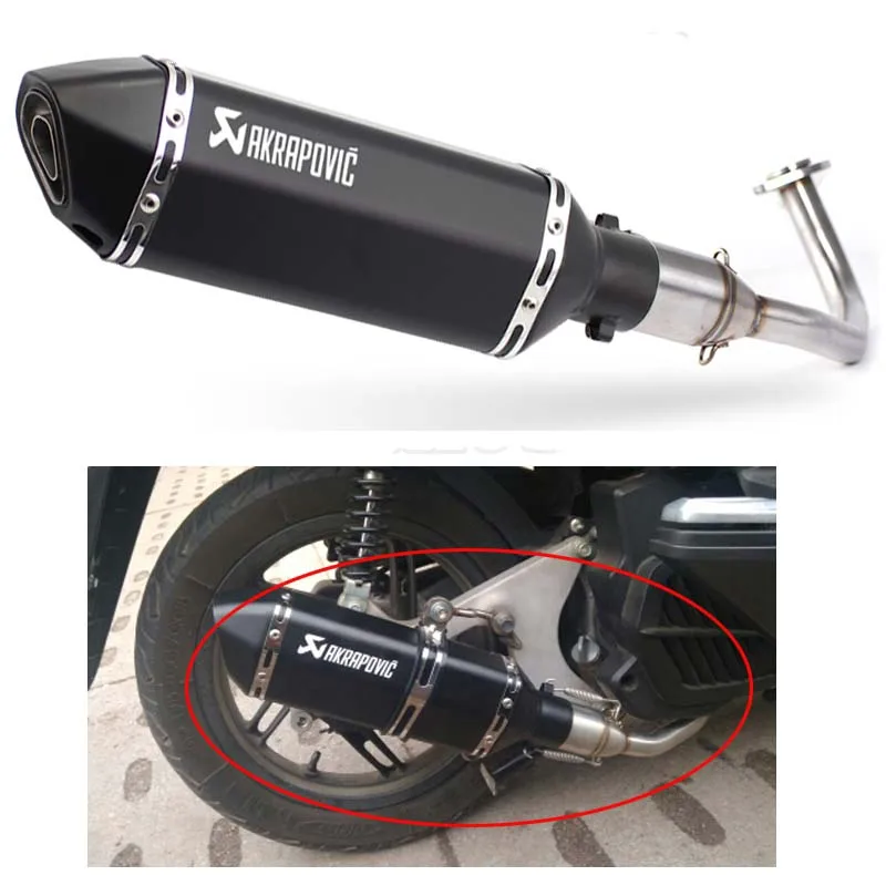 PCX125 PCX150 Akrapovic выхлопной мотоцикл для Honda PCX 125 150 Tubo de scape Moto Глушитель Трубы системы