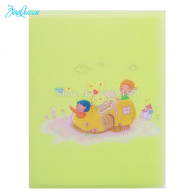 Yellow Happy Kids Простой милый PP серия конфетный Детский Цветной фотоальбом hd семейный Выпускной домашний декор альбом это мальчик девочка ребенок фотографии - Цвет: Yellow Happy Kids