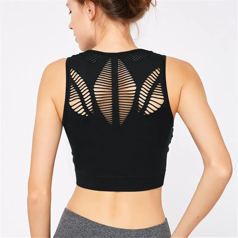 Oyoo спортивный бюстгальтер прочный бесшовный для тренировок женщин Одежда йоги