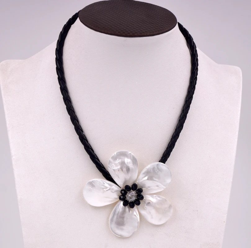 Классическая Швабра Ювелирные изделия Белый морской ракушки перламутровые