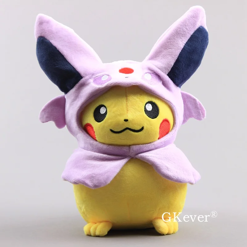 Espeon 28 см серия Пикачу куклы косплей Eevee Jolteon Vaporeon Glaceon Leafeon Flareon плюшевый умбреон куклы игрушки дети подарок на день рождения - Цвет: Espeon
