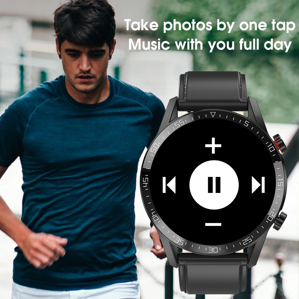 L13 бизнес smart watch Для мужчин вызовов через Bluetooth мужчин's Часы ЭКГ Давление фитнес
