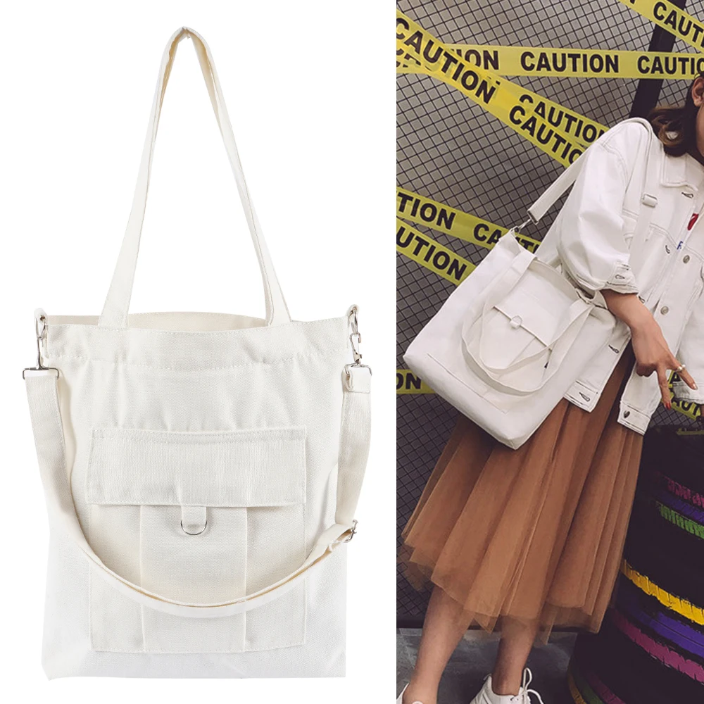 Модные хлопковые продуктовые вместительные сумки для покупок модная холщовая