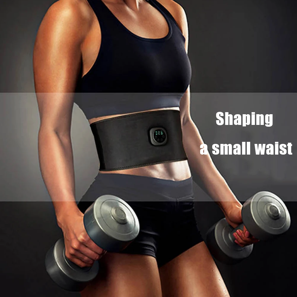 

Smart Slimming Belt EMS Abdominal Waist Trimmer Equipment Smart Adjustable Body Shaping Abdomen Belt Weight Loss
