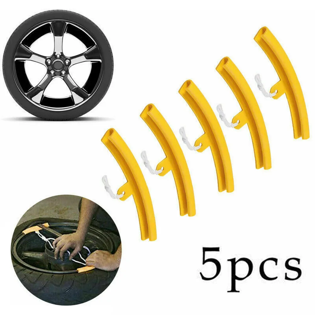 

Edge Savers Guard Rim Tire Changer Protector Tyre Yellow 5pcs Set Changing