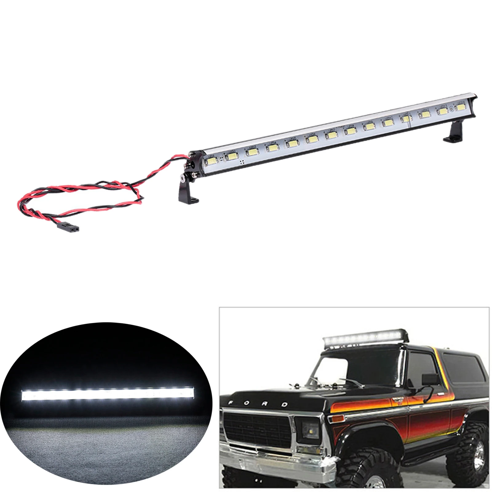 14 светодиодсветильник фасветильник на крышу для Trax xas slash 4X4 Trx4 Nitro Slash X Maxx RC