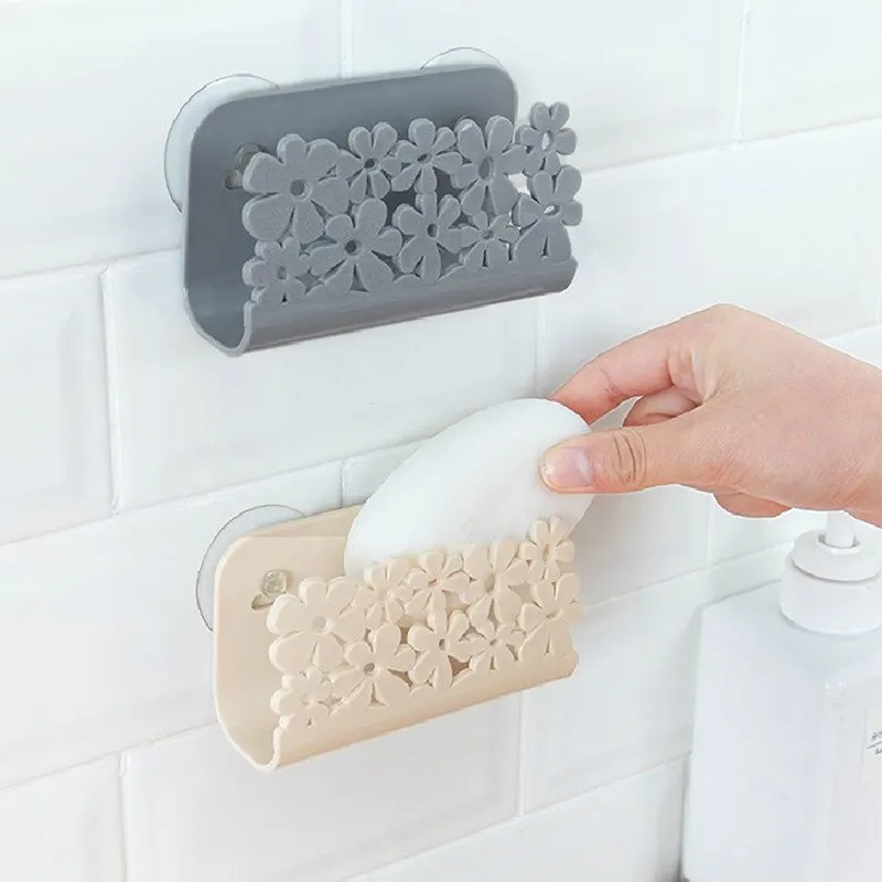 

Kitchen Suction Cup Sink Drain Rack Sponge Storage Holder Kitchen Sink Soap Rack Drainer Rack Bathroom Accessories Organizer