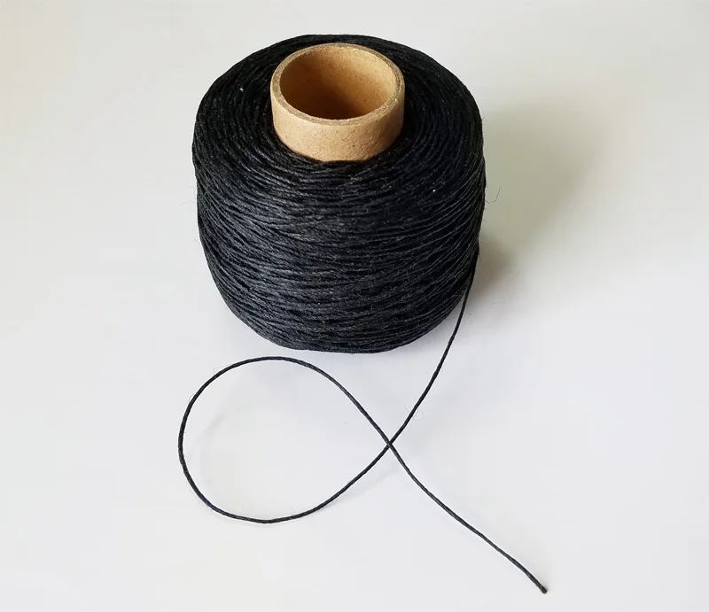 Вощеная нить высокой прочности 100% лен 120 м/рулон шпагат шнуры для шитья DIY