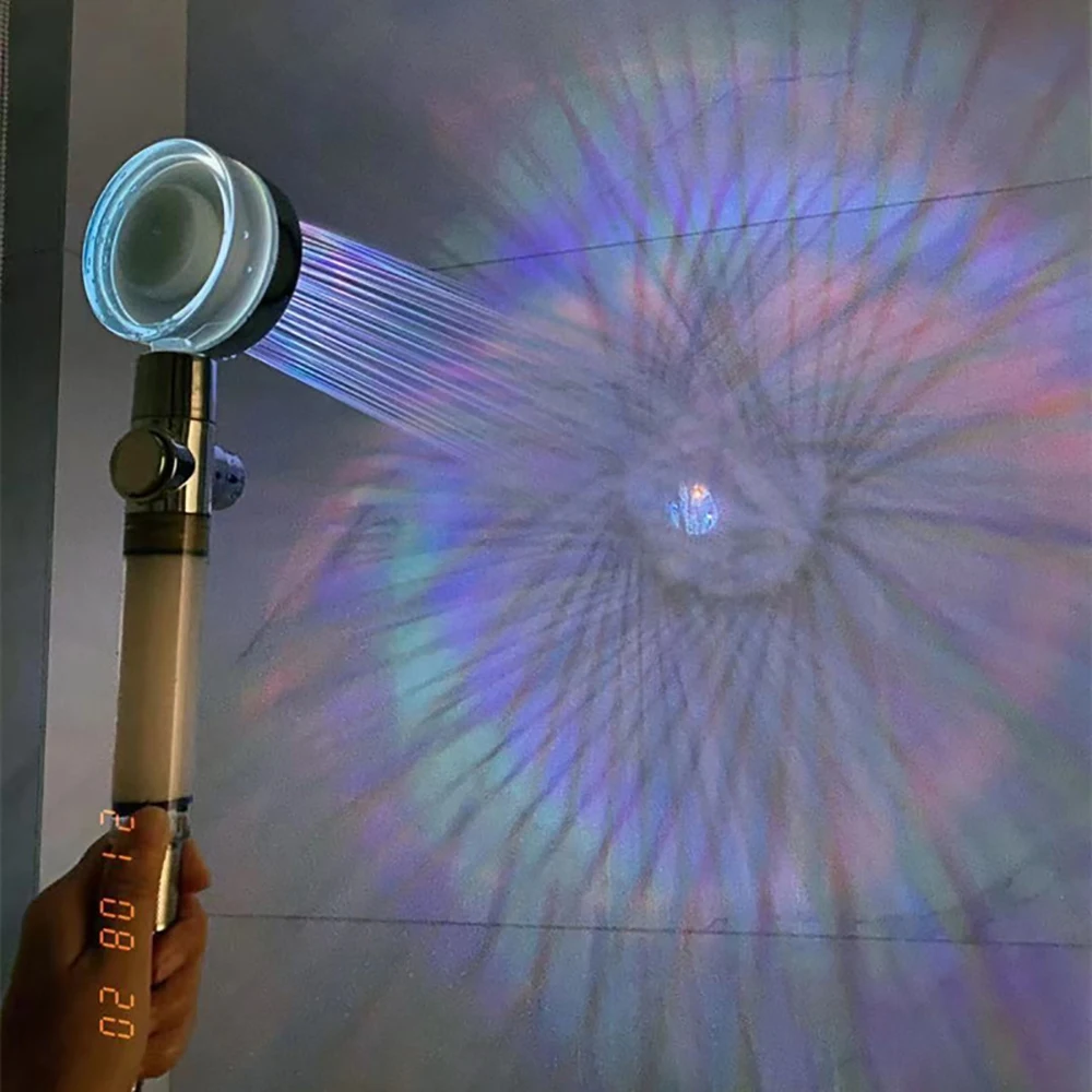 Светодиодная насадка для душа ванной комнаты и аксессуары портативный набор