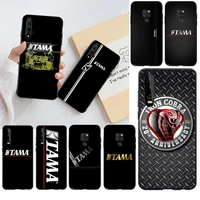 cutewanan drum kit brand tama newly arrived black cell phone case for huawei p40 p30 p20 lite pro mate 20 pro p smart 2019 prime