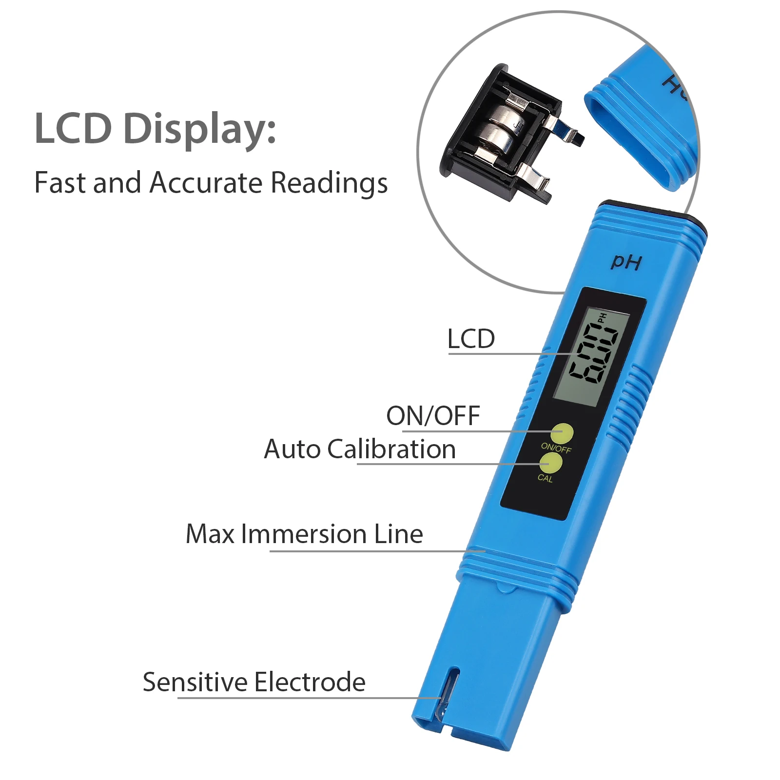 Цифровой PH метр TANiCE и TDS EC Тестер чистоты воды ручка для тестирования качества PM