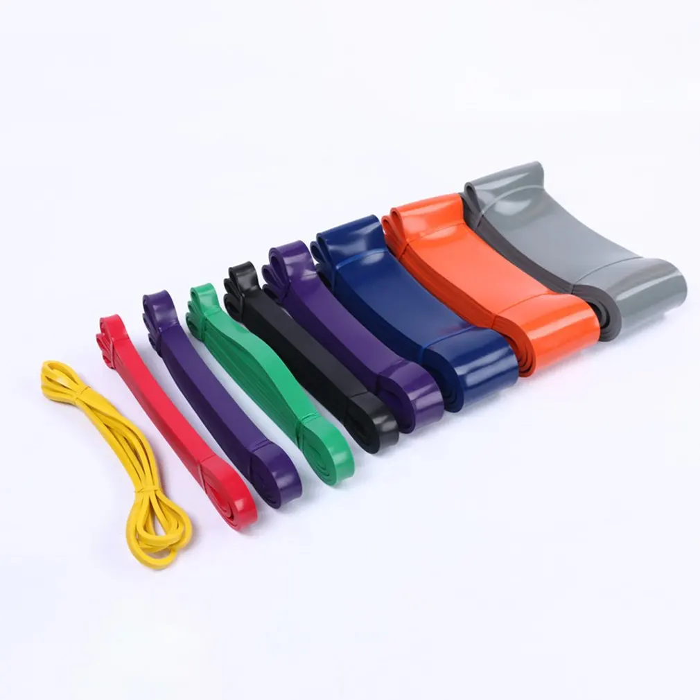 Set Gelang Karet Daya Tahan Fitness Olahraga Tali Elastis Expander Gelang Olahraga Latihan Cross Fit Olahraga Gym