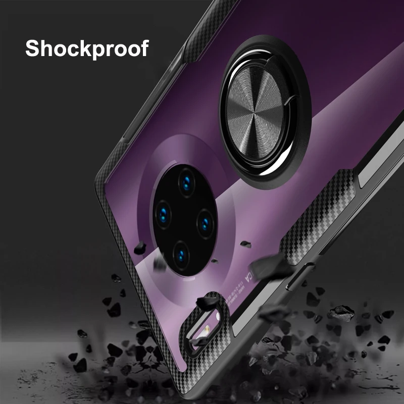 Невидимый кронштейн для Huawei Mate 30 20 Pro Lite P30 P20 Honor чехол прозрачный акриловый