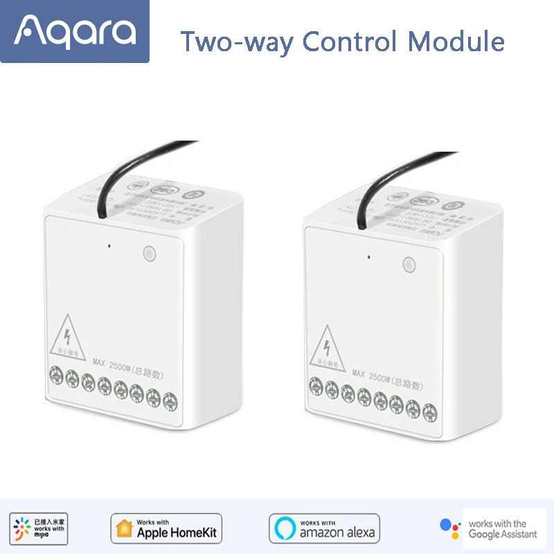 Aqara релейный двухсторонний модуль управления беспроводной контроллер Zigbee 2