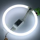 CFL редкоземельный фосфор компактная Флуоресцентная круговая Лампа, круглая энергосберегающая сменная Световая трубка T5 16 мм 6500K 2 шт