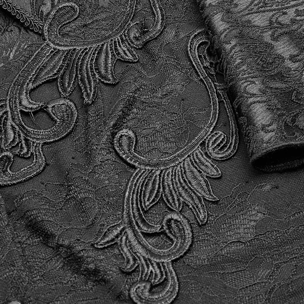 Женская готическая кружевная блузка в стиле панк-рейва модная ретро с