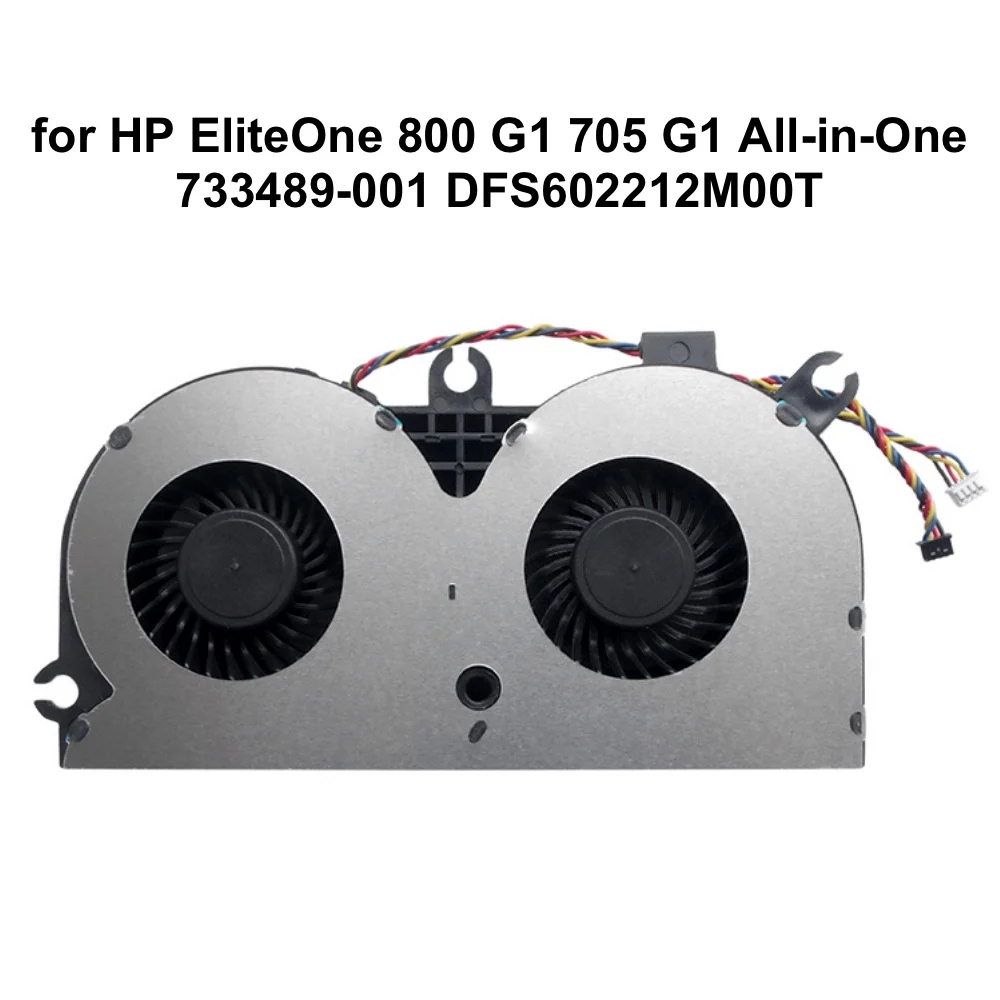 Ventoinha de Refrigeração de Cpu para hp Eliteone 800 g1 705 g1 Aio All-in-one 593553001 Computador Embutido Ventiladores e resfriadores