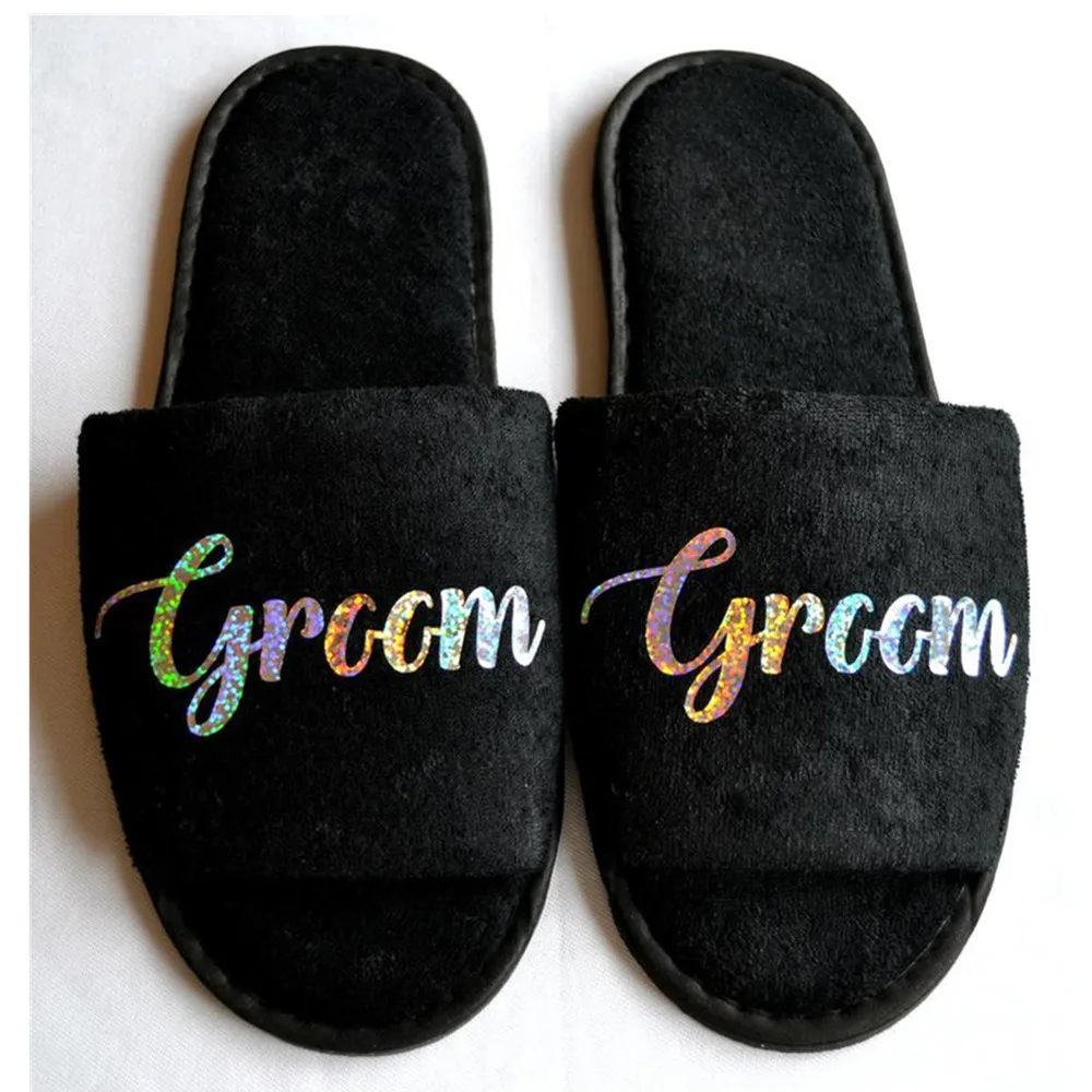 Индивидуальное название блестящие бриллиантовые тапочки роскошные махровые