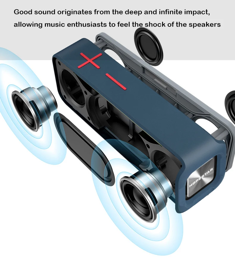Bluetooth Колонка HOPESTAR P15 20 Вт с сабвуфером|Портативные колонки| |
