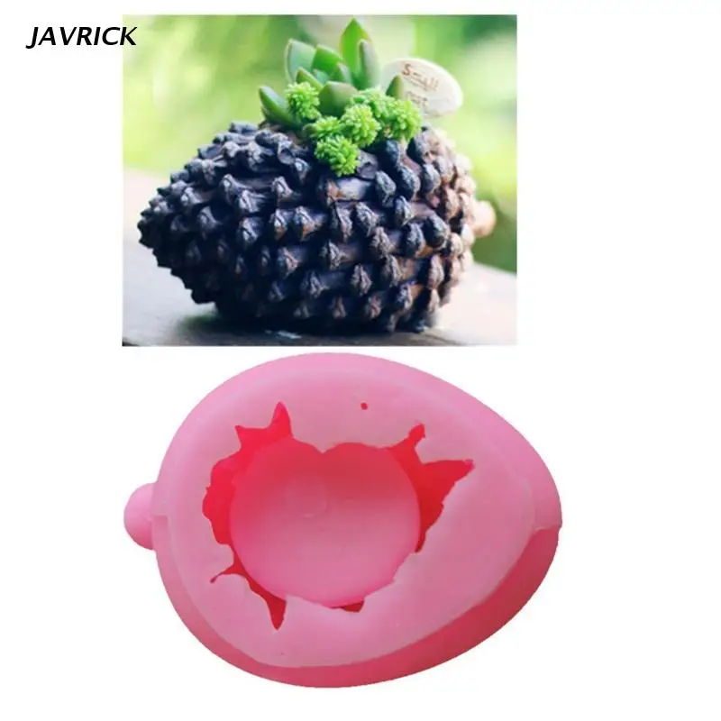 

Silicone Planter Molds Pine Mold for Handmade Flower Pots Concrete Pot Molds Resin Crafts Clay Molds DIY Hand Crafts