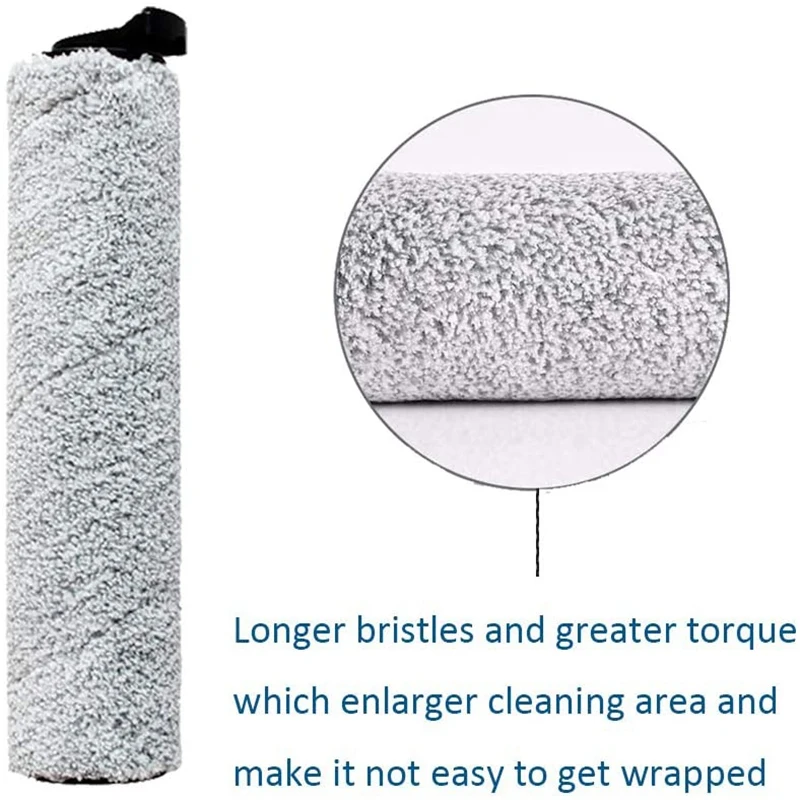 

2 Pack Replacement Brush Roller for Tineco IFloor 3/ Floor One S3 Wet Dry Cordless Vacuum Cleaner Accessories