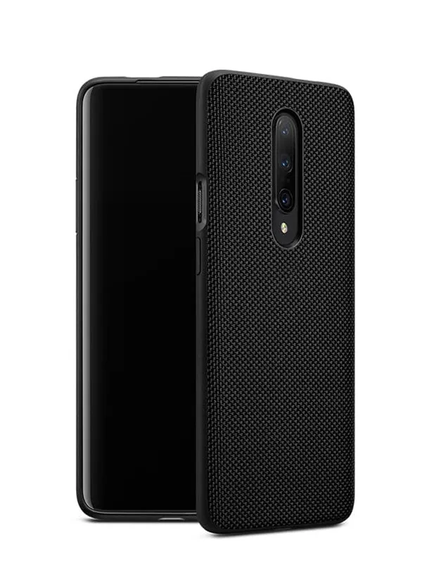 nylon Oneplus 7 7T Чехол бампер Чехол Karbon нейлоновый силиконовый чехол полное заднее покрытие Oneplus 7 pro 7T pro круглый защитный чехол - Цвет: nylon
