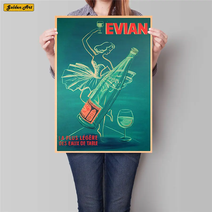 Постер для путешествий в городе настенная наклейка винтажная крафт бумага декор