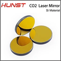 hunst 3pcslot co2 si laser mirror diameter 20 25 30mm silicon reflective lens for laser engraving cutting machine accessories