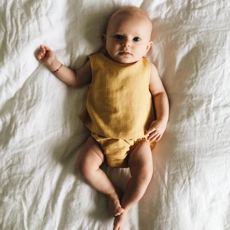 Комплекты для новорожденных детей летняя одежда маленьких девочек и мальчиков