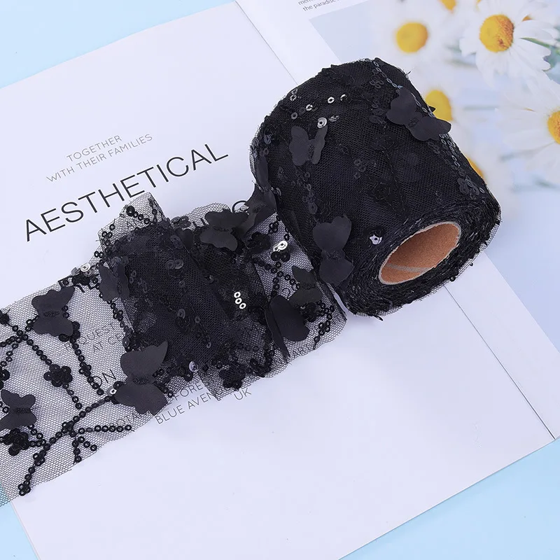 Тюль с цветочной вышивкой 7 5 см 10 12 | Дом и сад