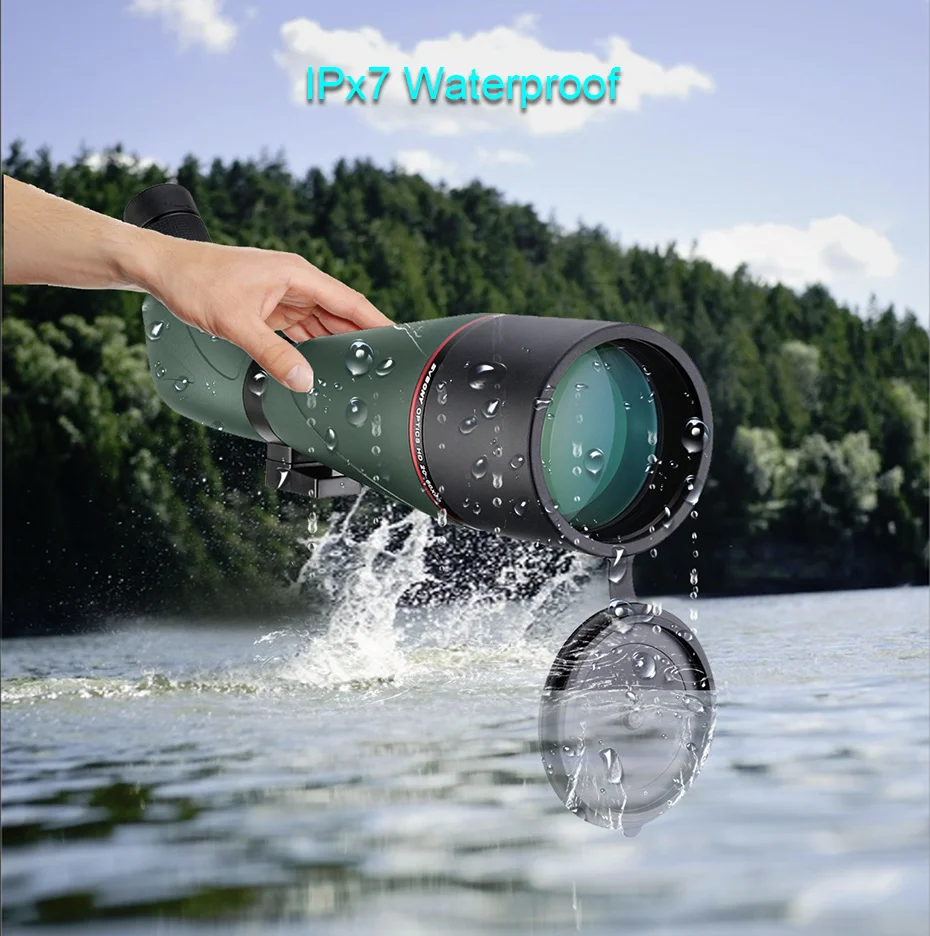 SVBONY SV408 телескоп 20-60x80 зум Зрительная труба водонепроницаемый полностью Многослойное оптическое стекло высокой четкости охота на открытом воздухе