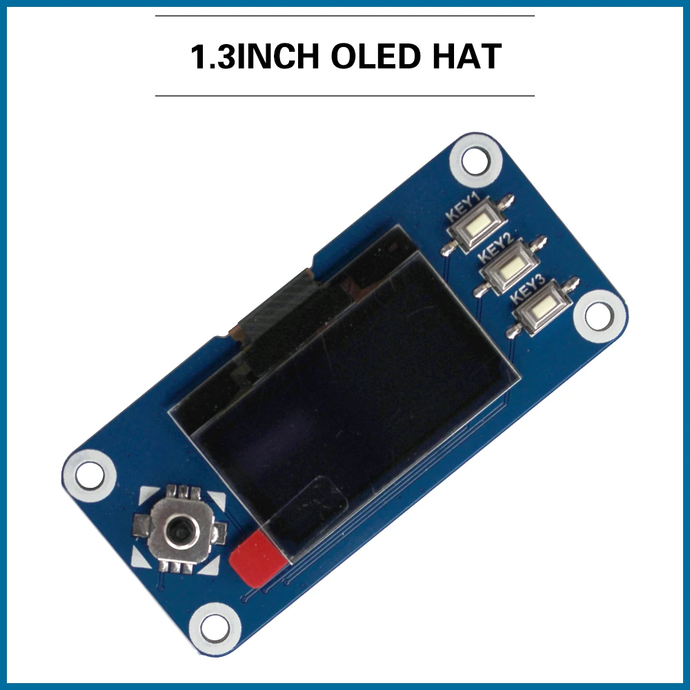

Waveshare 1.3INCH OLED Display HAT Expansion Board for Raspberry Pi 2B/3B/Zero/Zero W 128x64 Pixels SPI I2C Interface SH1106