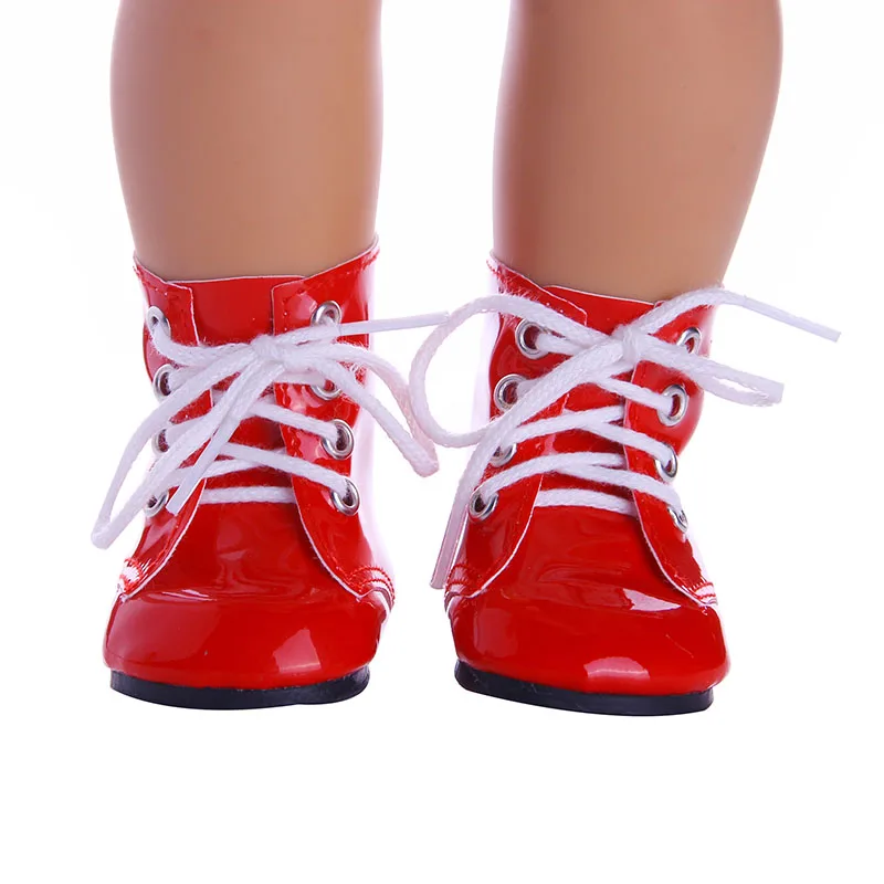 7 5 см обувь на шнуровке Кожаная повседневная Fit 18 дюймов принятые в США и 43 для