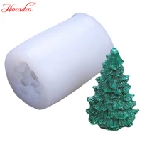 3d christmas tree wax candle silicone baking mold resin clay crafts mould handmade aroma candle soap silicone molds home decor