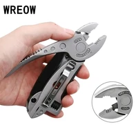 portable muti tool pliers multi purpose foldable wrench bottle opener screwdriver for camping hiking fishing survival tool