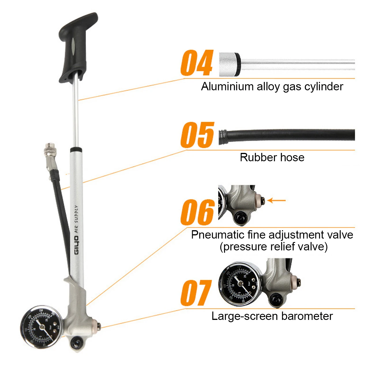 

GIYO, - , Presta Schrader Valve