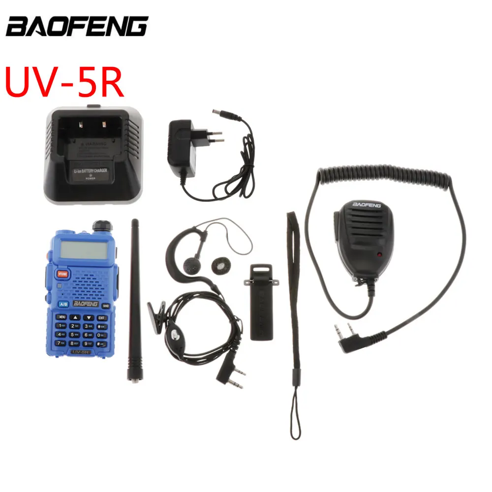 BaoFeng рация UV 5R двухсторонняя cb радио обновленная версия baofeng uv5r 128CH 5 Вт VHF UHF 136 174Mhz &